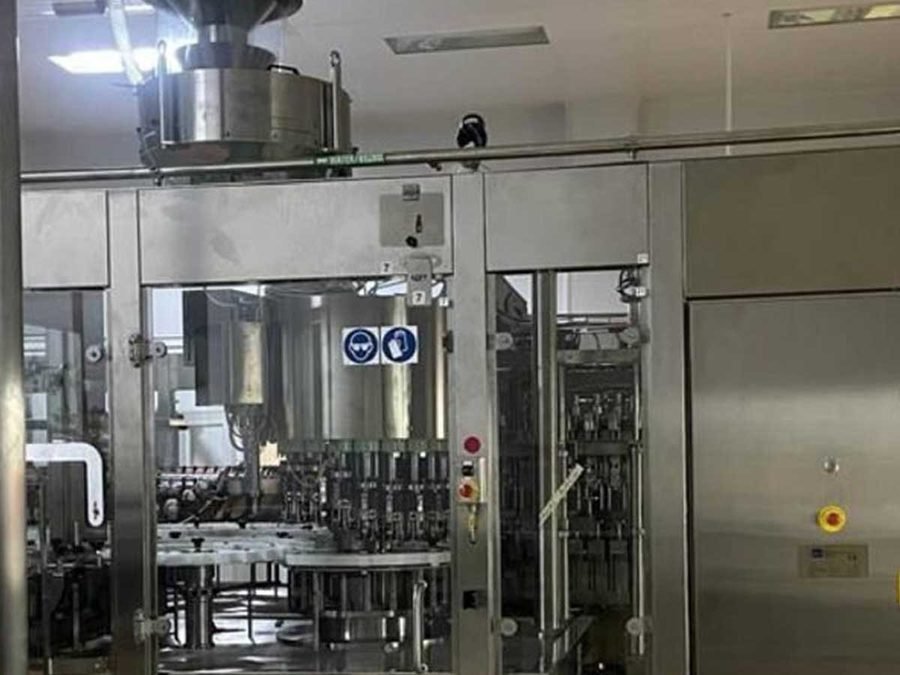 CFT filling machine serving the UC1000 line at PT UC Djojonegoro